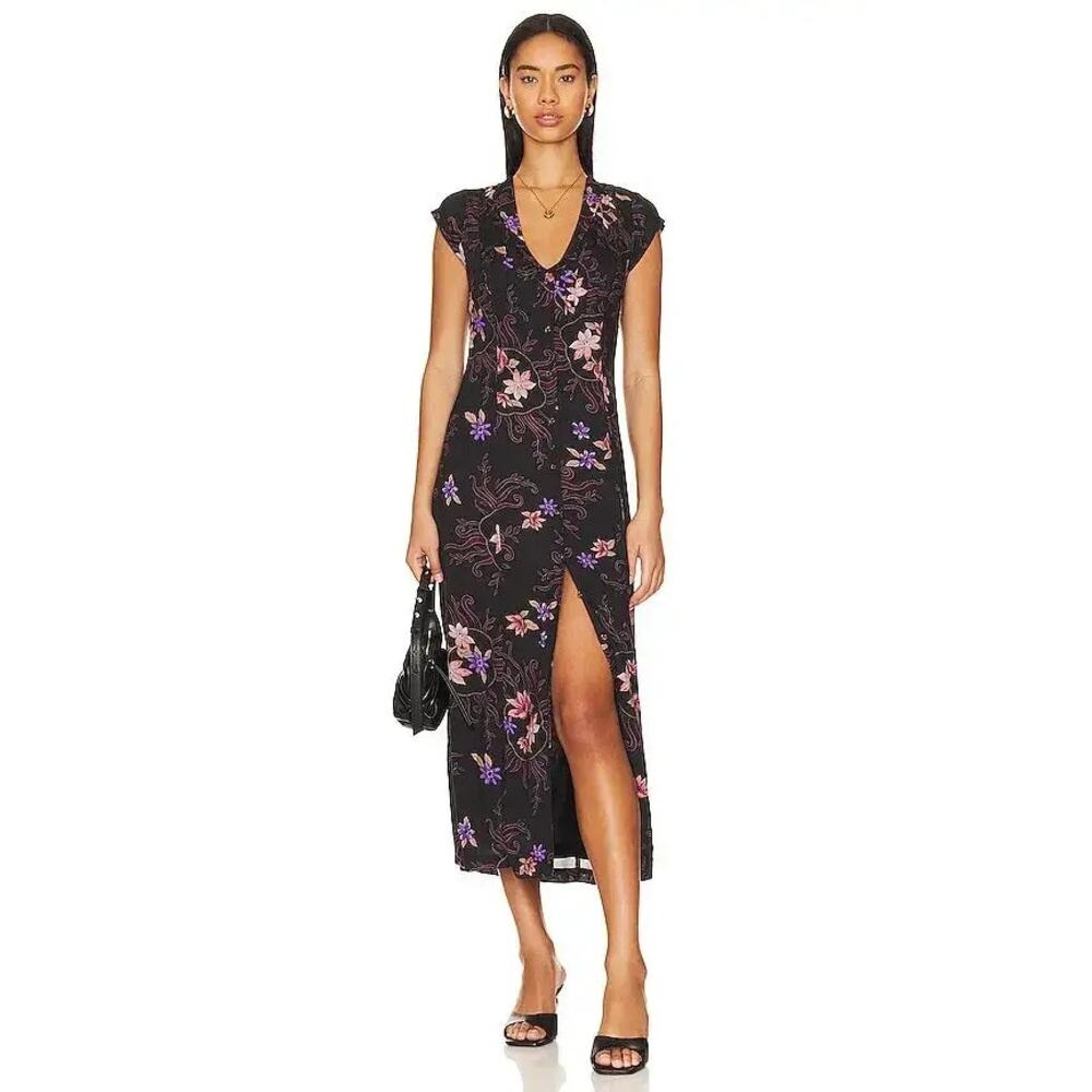 Free People Rosemary Floral Midi Dress